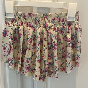 Katie J NYC Pink and Purple Mini Skater Skirt